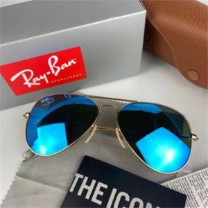 Ray-Ban Aviator Blue Flash Sunglasses*By*5